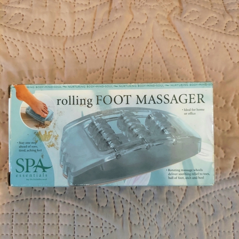 Spa essentials rolling foot massager New in Box